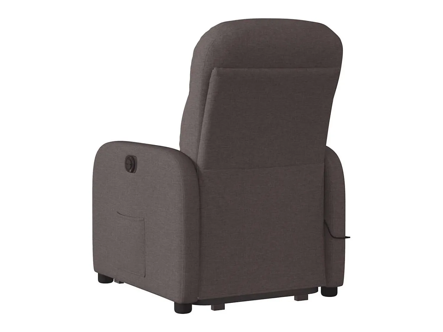 Sale vidaxl Poltrona elétrica elevatória massagens tecido -escuro Castanho