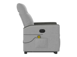 Poltrona* Poltrona elétrica elevatória massagens tecido -nublado SHL569543 Cinzento