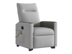 Poltrona* Poltrona elétrica elevatória massagens tecido -nublado SHL569543 Cinzento