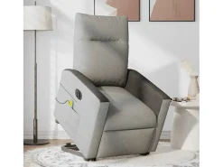 Poltrona* Poltrona elétrica elevatória massagens tecido -nublado SHL569543 Cinzento