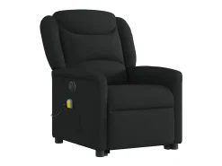 Poltrona* Poltrona elétrica elevatória massagens tecido SHL126310 Preto