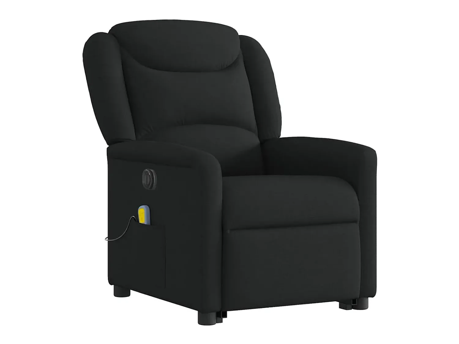 Poltrona* Poltrona elétrica elevatória massagens tecido SHL126310 Preto