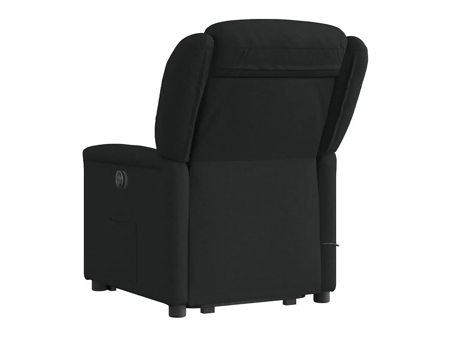 Poltrona* Poltrona elétrica elevatória massagens tecido SHL126310 Preto