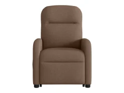 Clearance Poltrona elétrica elevatória massagens tecido SHL404677 Castanho