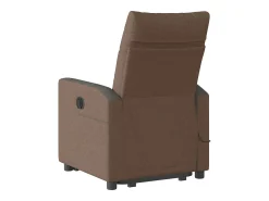Poltrona| Poltrona elétrica elevatória massagens tecido SHL823546 Castanho