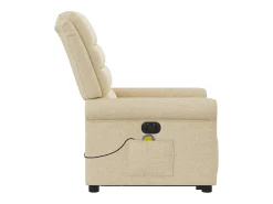 Poltrona| Poltrona elétrica elevatória massagens tecido SHL670780 Creme