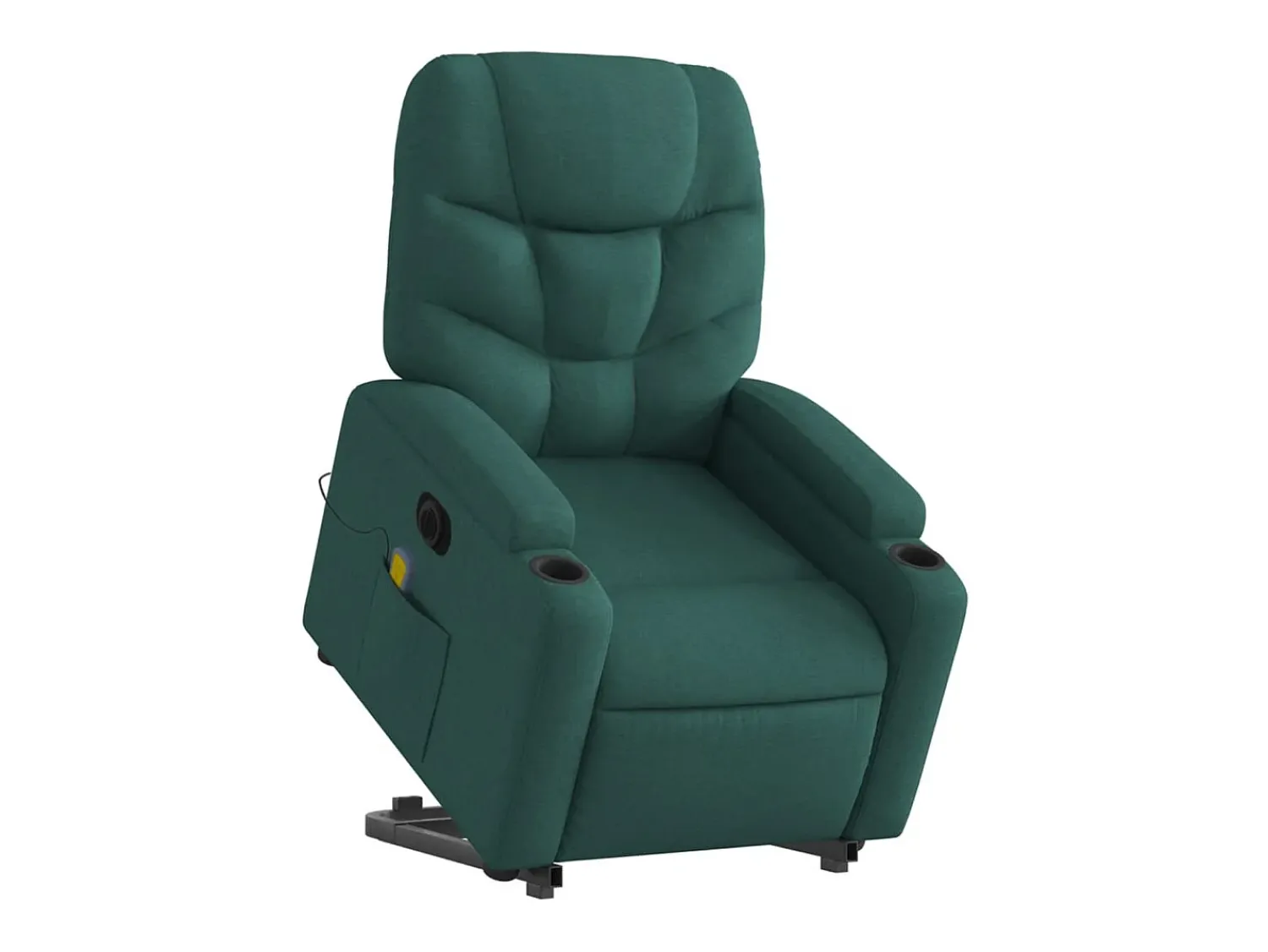 Poltrona| Poltrona elétrica elevatória massagens tecido verde-escuro SHL116441 Verde pinho