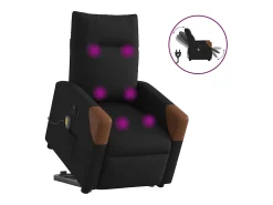 Poltrona elétrica elevatória massagens tecido SHL452251^ Poltrona