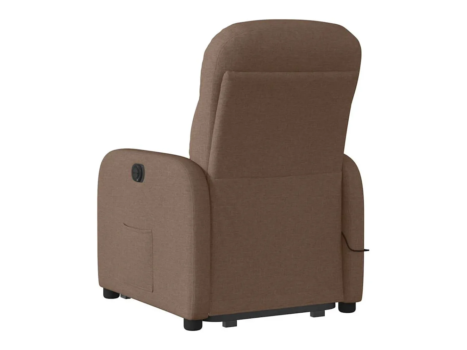 vidaxl Poltrona elétrica elevatória massagens tecido^ Poltrona