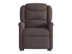 Poltrona elétrica elevatória massagens tecido -escuro SHL582530^ Poltrona