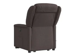 Poltrona elétrica elevatória massagens tecido -escuro SHL582530^ Poltrona