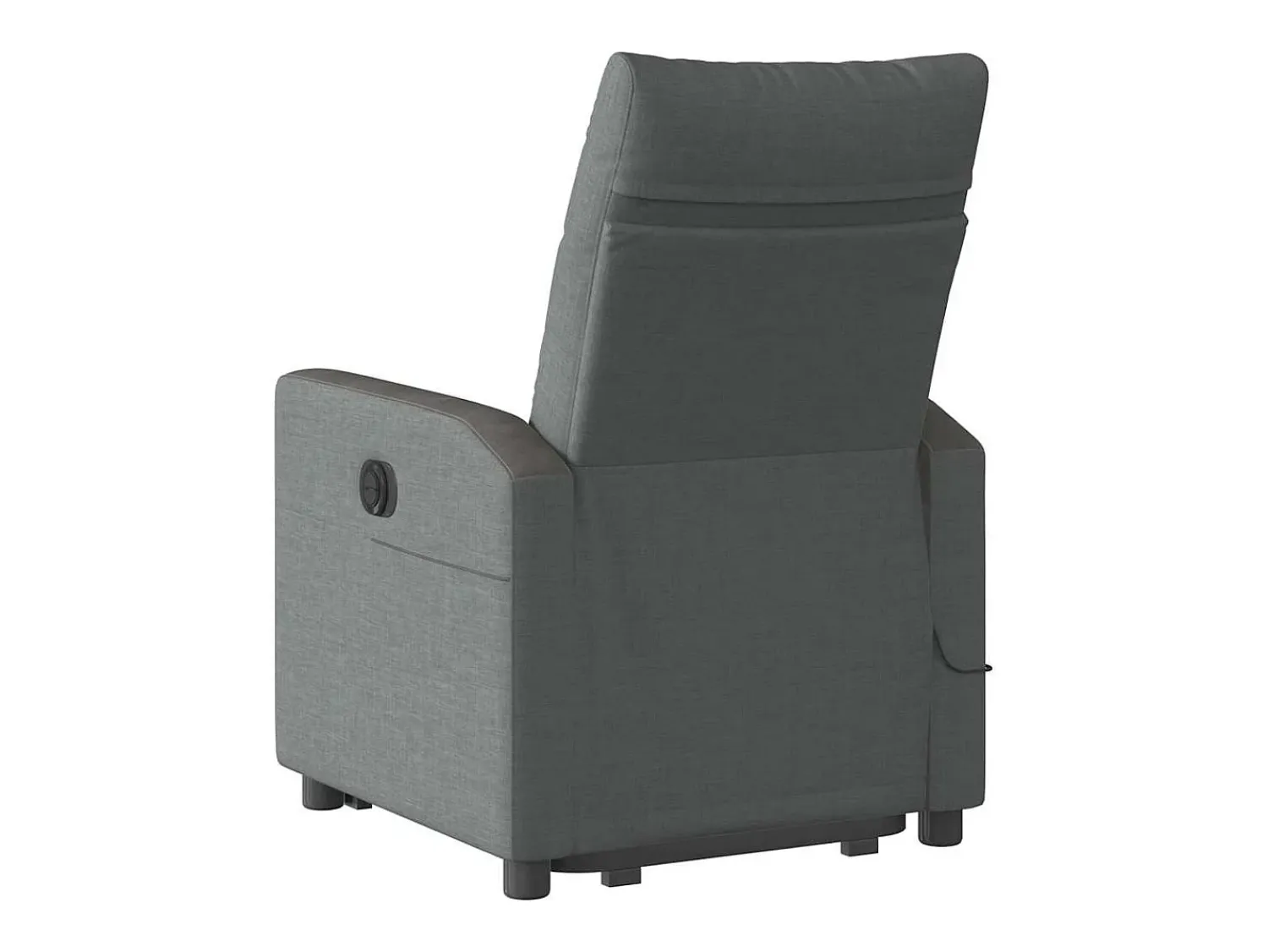 Poltrona| Poltrona elétrica elevatória massagens tecido cinzento-escuro SHL239991 Cinza antracite