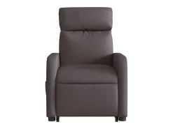 Discount Poltrona elétrica elevatória massagens tecido -escuro SHL443046 Castanho