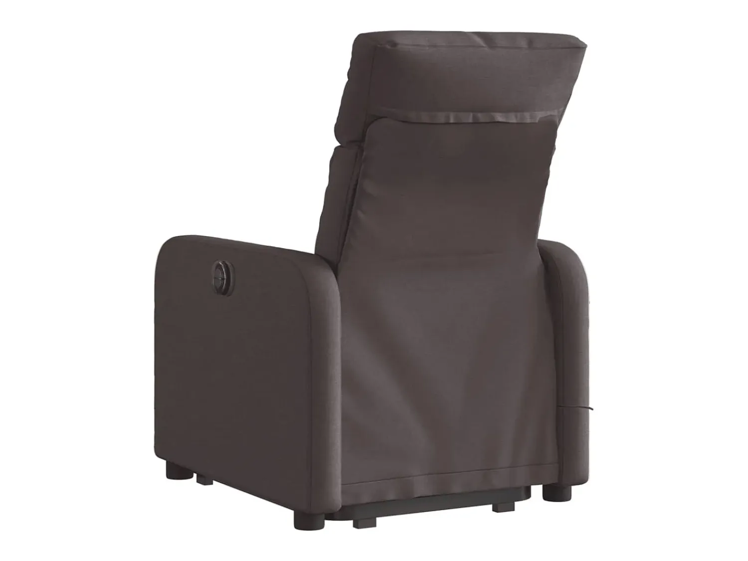 Discount Poltrona elétrica elevatória massagens tecido -escuro SHL443046 Castanho