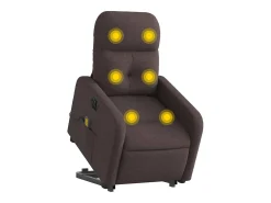 Poltrona* Poltrona elétrica elevatória massagens tecido -escuro SHL775646 Castanho