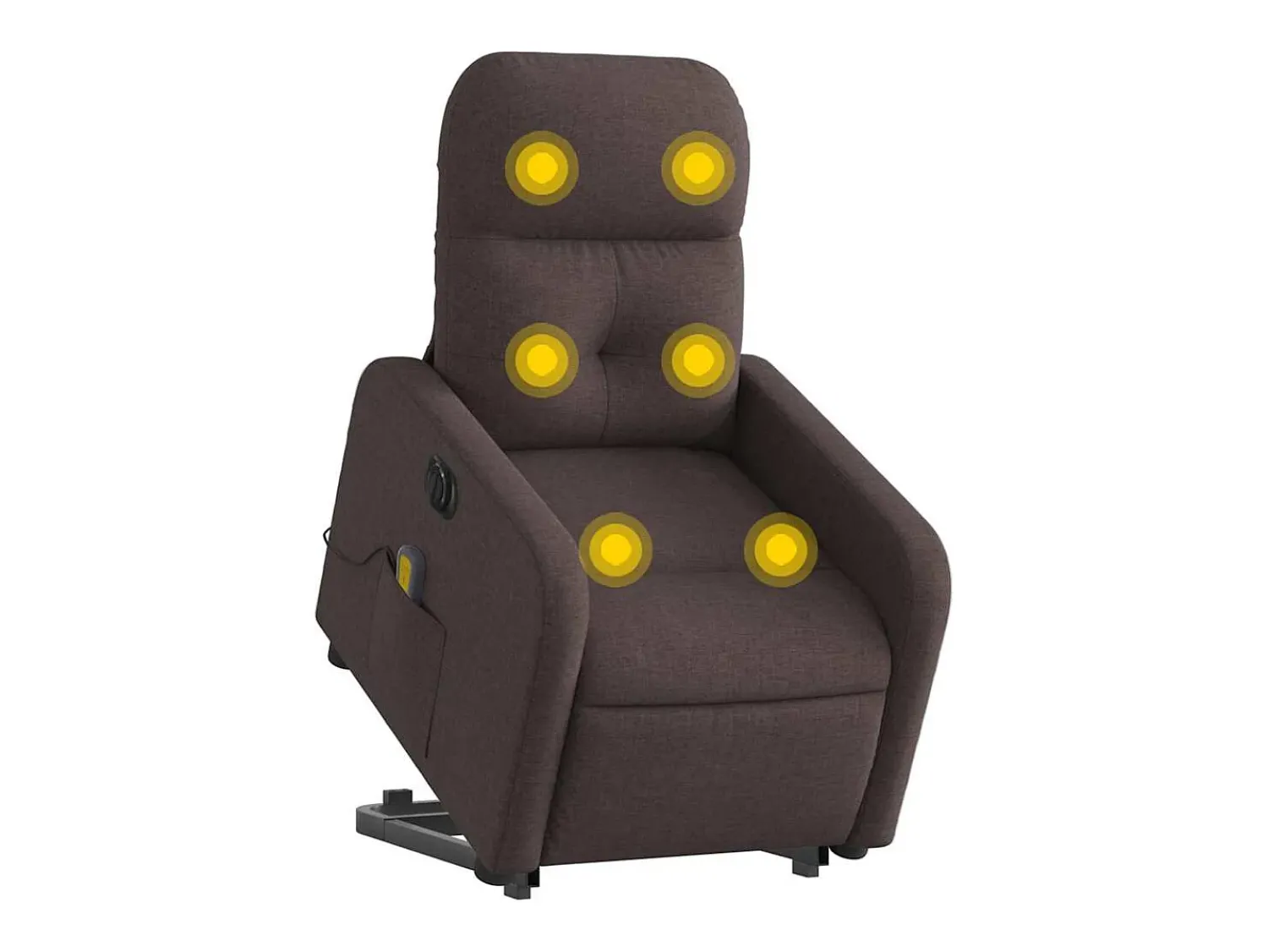 Poltrona* Poltrona elétrica elevatória massagens tecido -escuro SHL775646 Castanho