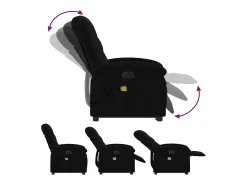 Poltrona elétrica elevatória massagens tecido SHL925362^ Poltrona