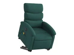 Poltrona* Poltrona elétrica elevatória massagens tecido verde-escuro SHL686473 Verde pinho