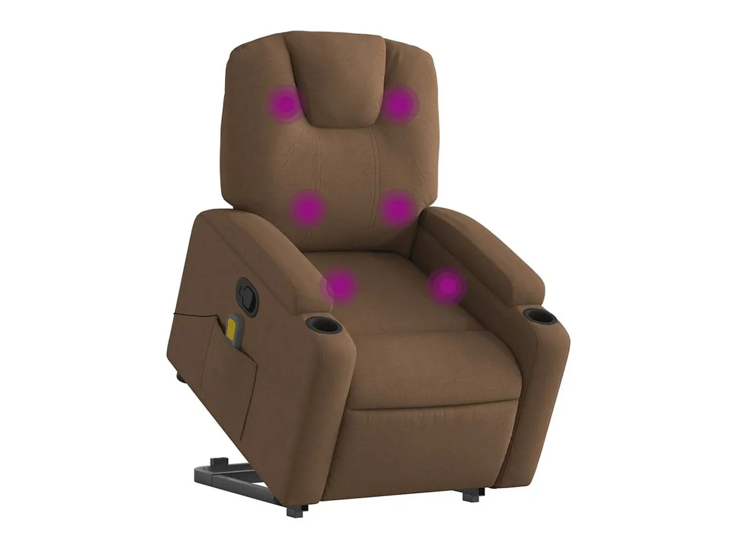 Poltrona elétrica elevatória massagens tecido SHL22833^ Poltrona