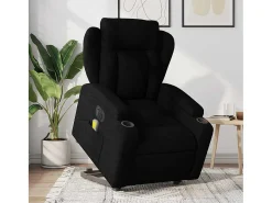 Poltrona elétrica elevatória massagens tecido SHL908497^ Poltrona