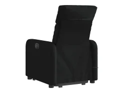 Outlet Poltrona elétrica elevatória massagens tecido SHL865083 Preto