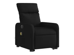 Outlet Poltrona elétrica elevatória massagens tecido SHL865083 Preto
