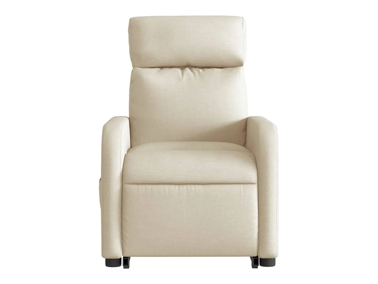 Poltrona* Poltrona elétrica elevatória massagens tecido SHL400606 Creme