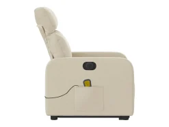 Poltrona* Poltrona elétrica elevatória massagens tecido SHL400606 Creme