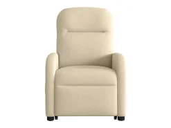 vidaxl Poltrona elétrica elevatória massagens tecido^ Poltrona