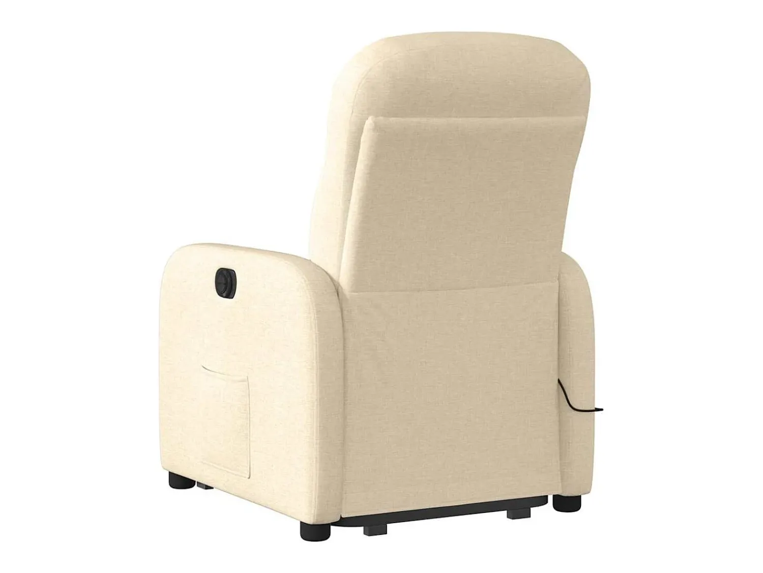 Poltrona* Poltrona elétrica elevatória massagens tecido SHL275498 Creme