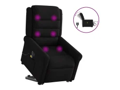 Poltrona| Poltrona elétrica elevatória massagens tecido SHL248477 Preto