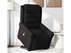 Poltrona| Poltrona elétrica elevatória massagens tecido SHL248477 Preto