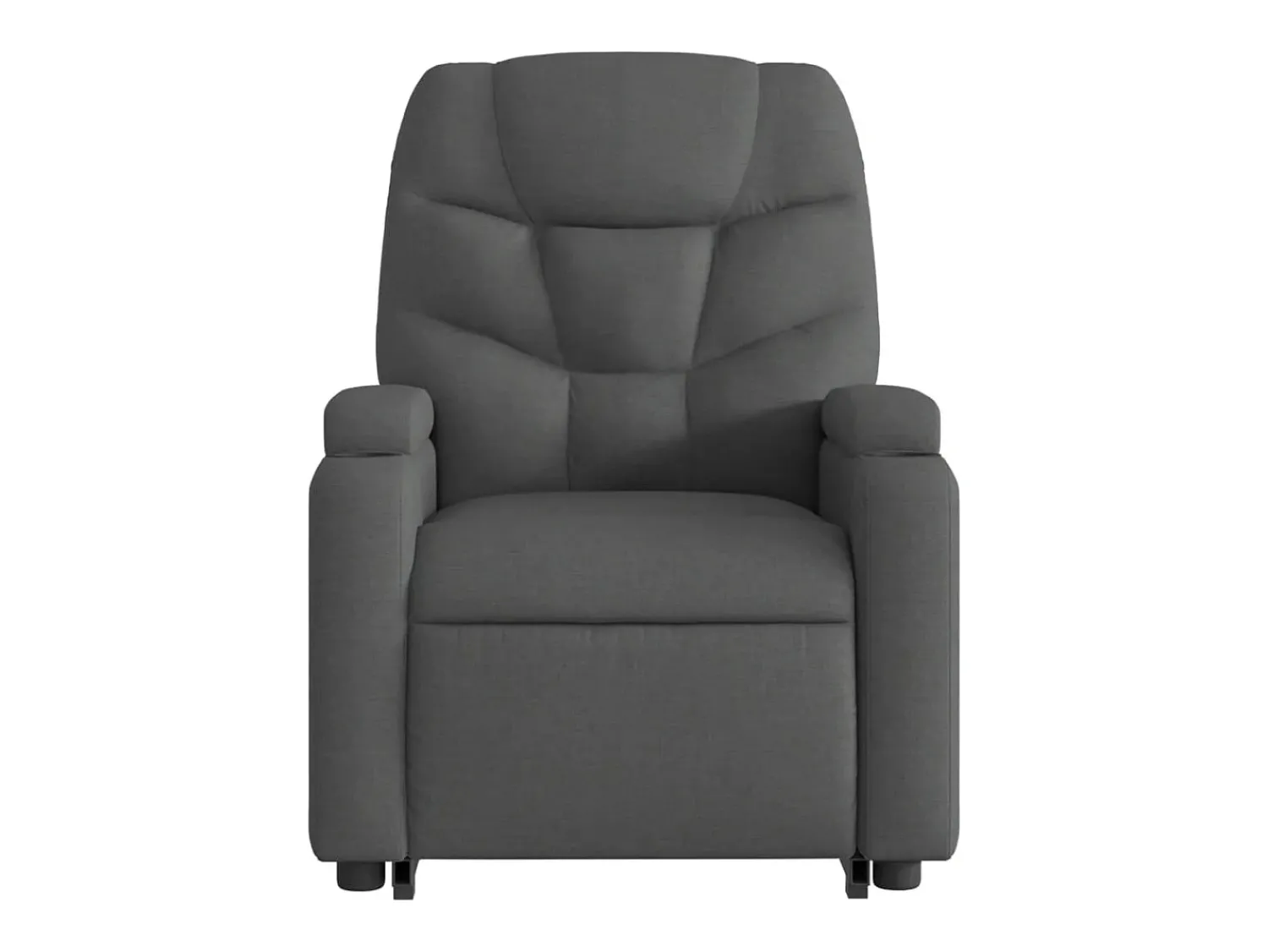 Poltrona elétrica elevatória massagens tecido cinzento-escuro SHL927994^ Poltrona