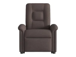 Poltrona elétrica elevatória massagens tecido -escuro SHL366043^ Poltrona