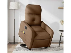 Poltrona elétrica elevatória massagens tecido SHL737874^ Poltrona
