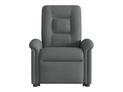 Poltrona elétrica elevatória massagens tecido cinzento-escuro SHL807448^ Poltrona