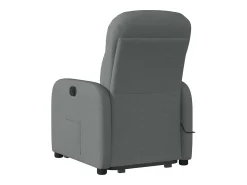 Poltrona* Poltrona elétrica elevatória massagens tecido cinzento-escuro SHL907029 Cinza antracite