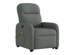 Poltrona* Poltrona elétrica elevatória massagens tecido cinzento-escuro SHL907029 Cinza antracite
