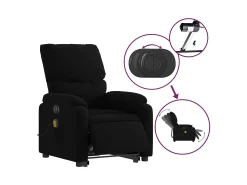 Poltrona elétrica elevatória massagens tecido SHL798902^ Poltrona