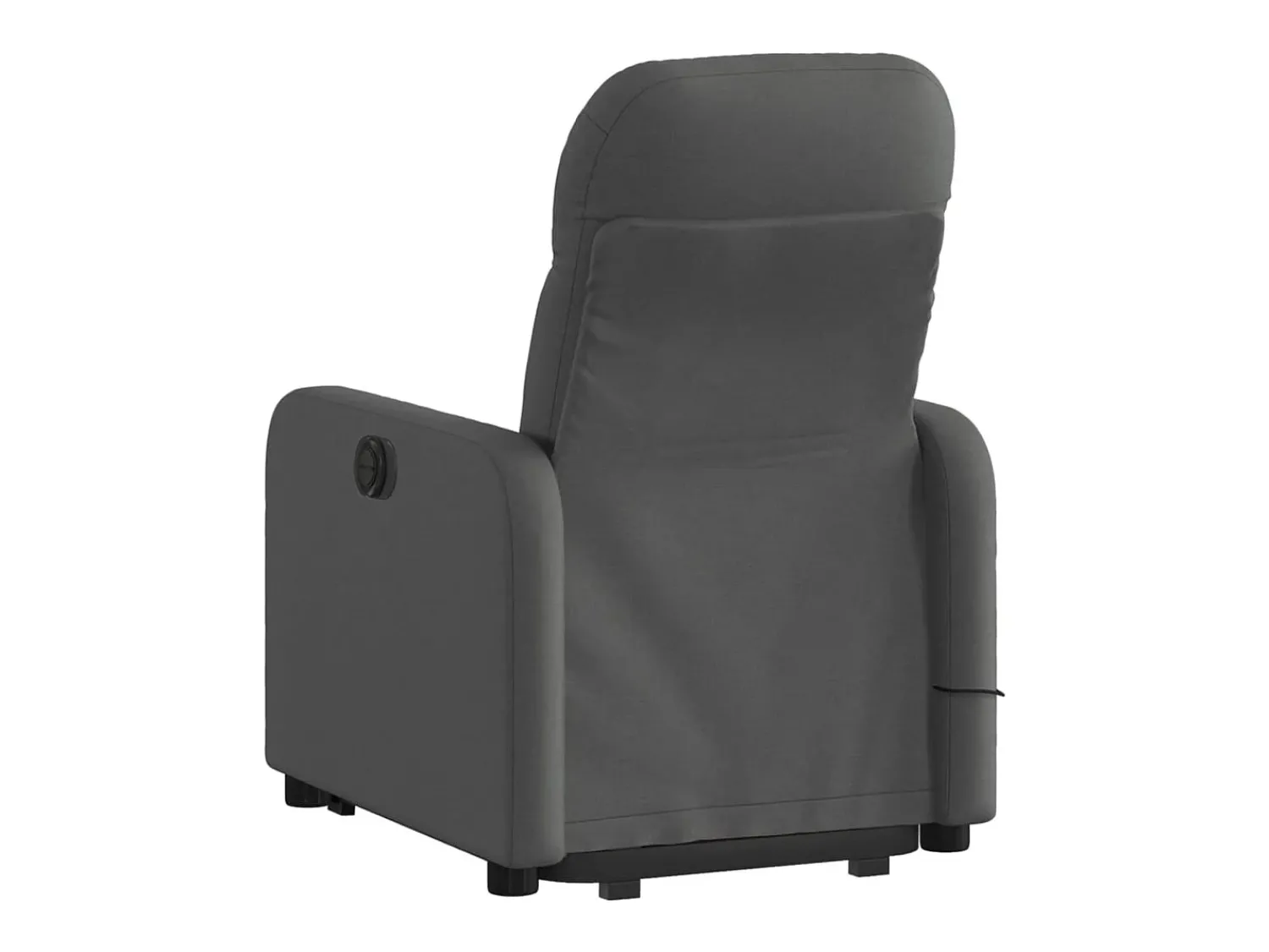 Poltrona elétrica elevatória massagens tecido cinzento-escuro SHL706744^ Poltrona