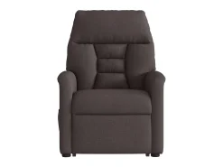 Discount Poltrona elétrica elevatória massagens tecido -escuro SHL104071 Castanho