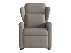 Poltrona* Poltrona elétrica elevatória massagens tecido cinza-acastanhado SHL113899 Taupe