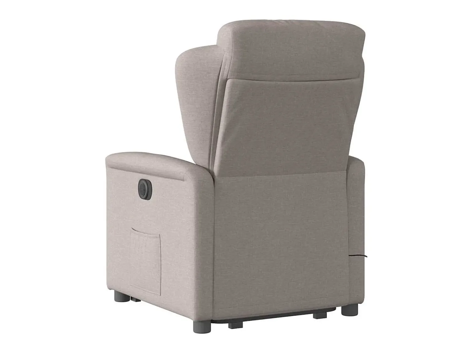 Poltrona* Poltrona elétrica elevatória massagens tecido cinza-acastanhado SHL113899 Taupe