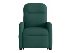 Sale vidaxl Poltrona elétrica elevatória massagens tecido -escuro Verde