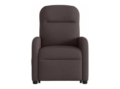 Poltrona elétrica elevatória massagens tecido -escuro SHL462923^ Poltrona