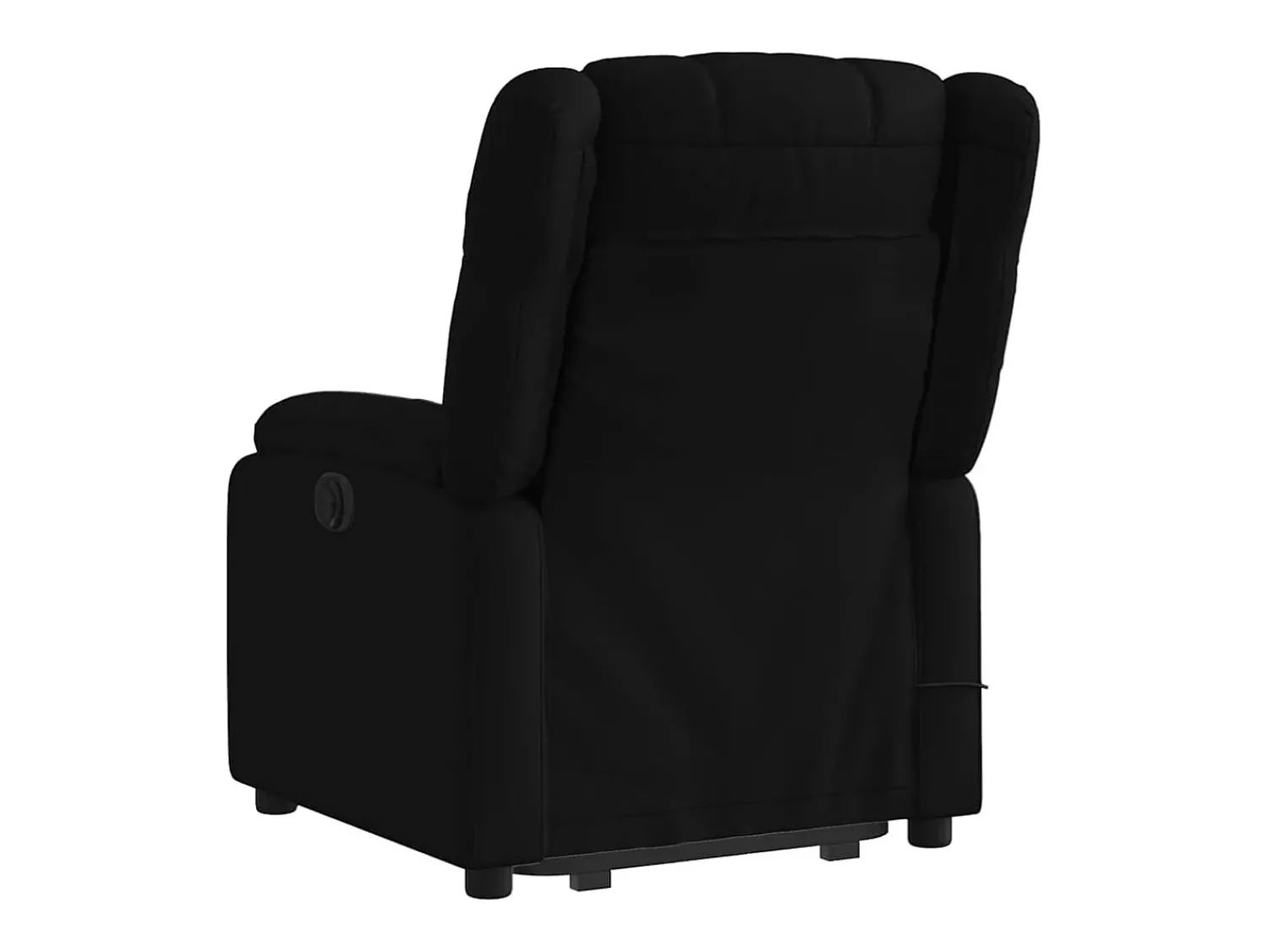 Discount Poltrona elétrica elevatória massagens tecido SHL416886 Preto