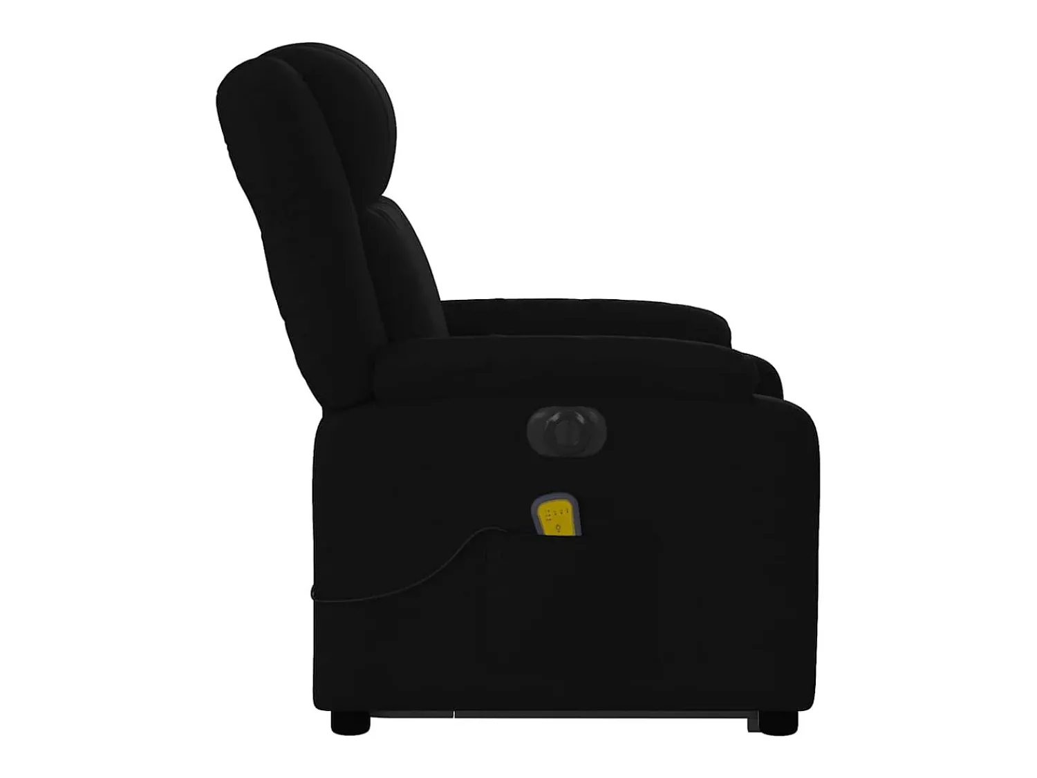 Discount Poltrona elétrica elevatória massagens tecido SHL416886 Preto
