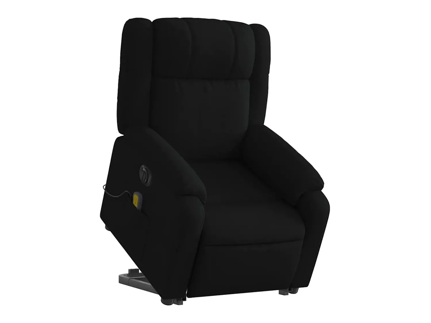 Discount Poltrona elétrica elevatória massagens tecido SHL416886 Preto