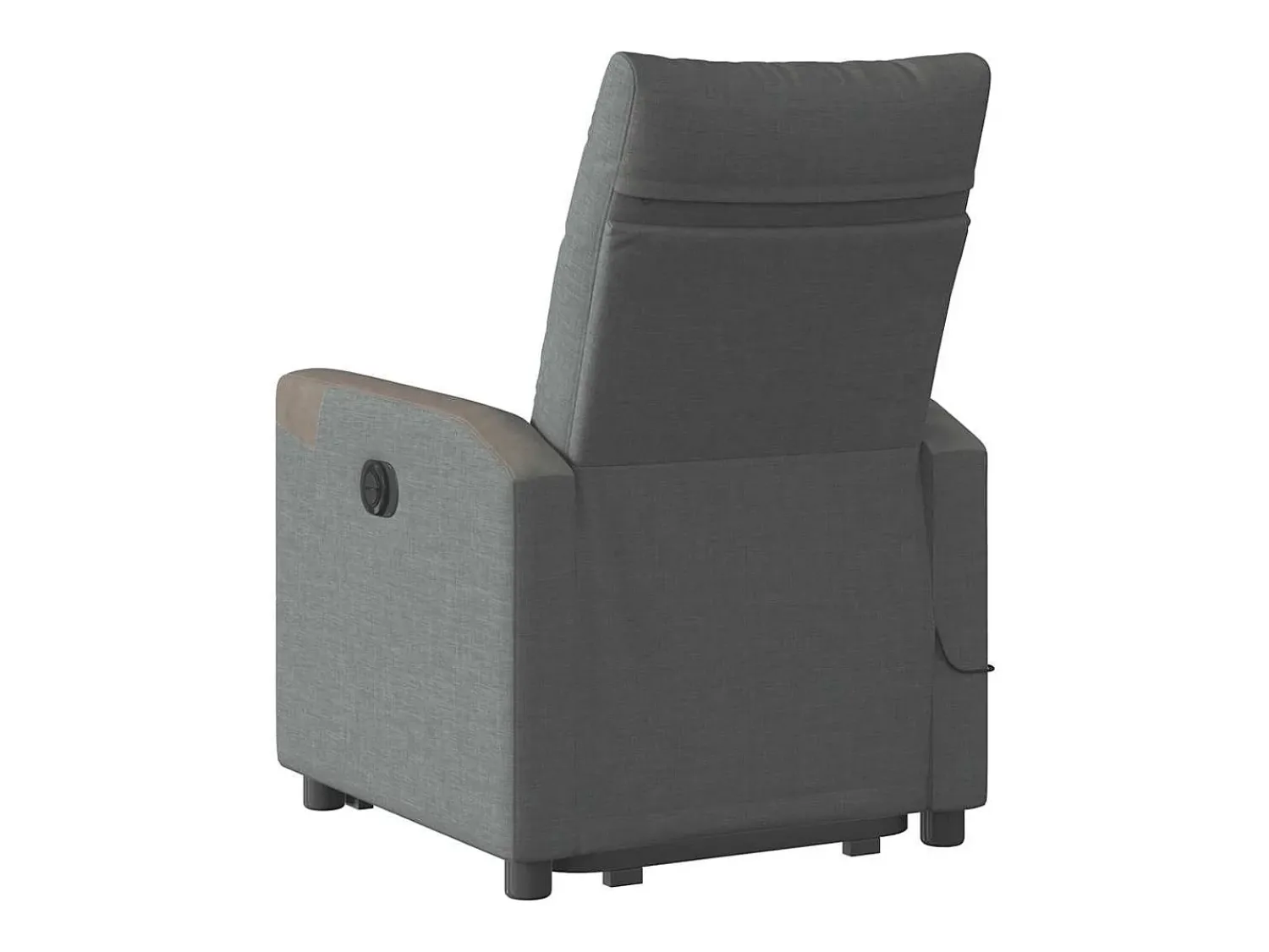Poltrona| Poltrona elétrica elevatória massagens tecido cinzento-escuro SHL593971 Cinza antracite
