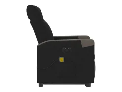 Poltrona* Poltrona elétrica elevatória massagens tecido SHL871085 Preto